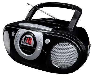 Productafbeelding van Soundmaster SCD5100SW radio met CD-speler, FM-radio, cassette, AUX-ingang, batterij/netvoeding