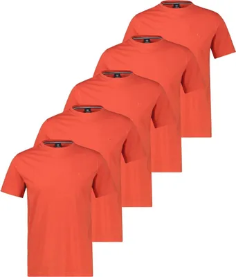 Produktbild von LERROS 5er Pack Basic T-Shirt Atmungsaktive Baumwolle, Jersey Qualität, Regular Fit
