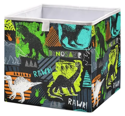 Productafbeelding van Dinosaurus Opbergmand voor Speelgoed en Decoratie