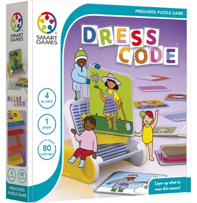 Produktbild von SmartGames Dress Code, Brettspiel, Bildend, 4 Jahr(e), Familienspiel