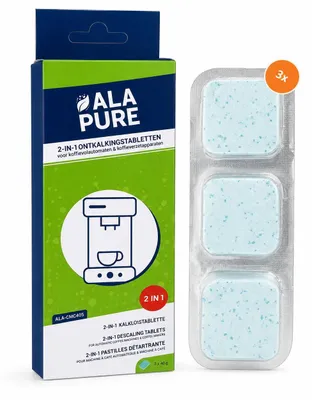 Image de Pastilles détartrantes Alapure 2 en 1 compatibles avec les modèles Siemens 00311975 / 00312445 / TZ80002 / série EQ (lot de 3), productTiles.product.images.aiGenerated