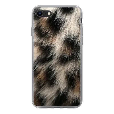 Produktbild von MuchoWow® Handyhülle Schutzhülle Hülle für iPhone 8 Nahaufnahme Pantherdruck Silikon Softcase Handy Hülle - Schutzhaube