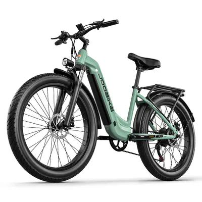 Produktbild von JOO1 Erwachsenen‑E‑Mountainbike, max. Steigfähigkeit 40°, 48V 17,5Ah, hydraulische Scheibenbremsen, Federgabel, Reichweite bis 90 km