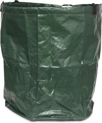 Produktbild von Famanu Gartenabfalltasche 180L - Platzsparend und Selbststehend - Ideal für Laub und Gartenreste
