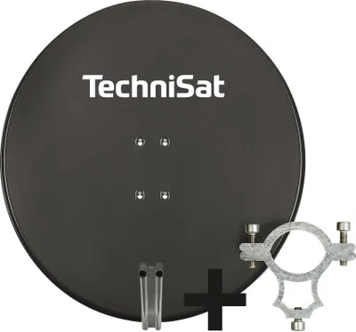 Produktbild von TechniSat SATMAN 850 PLUS | 85cm Sat-Antenne mit 40mm LNB-Halteschelle | rot