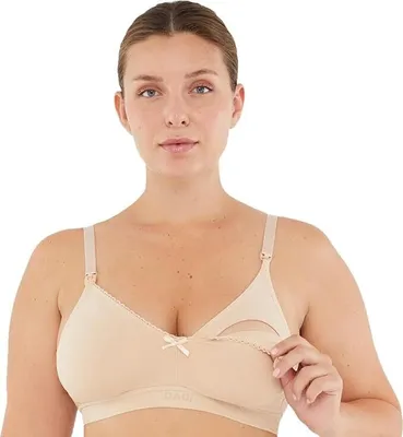 Produktbild von Dagi Schwangerschafts- & Still-BHS, Ohne bügel, 95% Baumwolle 5% Elasthan, nur Handwäsche, Stütz-BH mit Spitze, Umstandsmode, M-3XL