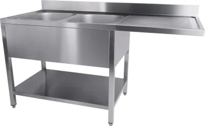 Produktbild von 700 Spültisch Mit Grundboden 2 Becken Links