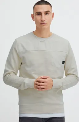 Produktbild von 11 Project PRViktor Herren Sweatpullover mit Rundhalsauschnitt und Brusttasche