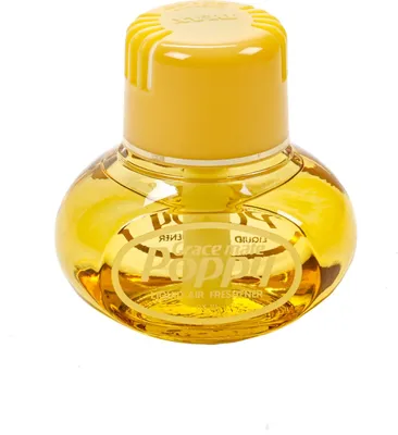 Produktbild von Original Poppy Lufterfrischer, mit Klebepad, Inhalt 150 ml, für Heim, LKW, PKW, Boot, Wohnmobil, Büro, Duftnote Gardenie