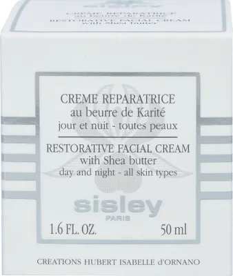 A close-up view of the front of a Sisley cosmetic product box.