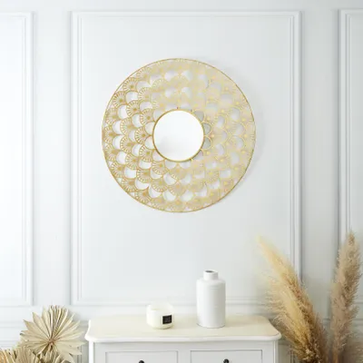 Produktbild von Metall-Lochspiegel, Durchmesser 70 cm