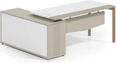 Produktbild von Exklusives Designer Büroset 2-teilig Schreibtisch Aktenschrank Office Schrank