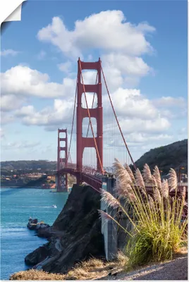 Produktbild von ARTland Poster SAN FRANCISCO Golden Gate Bridge II Größe: 60x90 cm