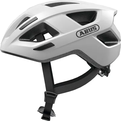 Produktbild von ABUS Fahrradhelm Aduro 3.0 – sportiver City-Helm in stilvollem Design für alltägliche und sportliche Touren – für Damen und Herren – Weiß, Größe L (58-62 cm)