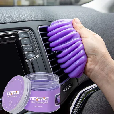 Image de Gel nettoyant pour claviers de voiture écologique, pack de 2