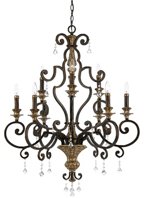 Produktbild von Elstead Marquette Kronleuchter E14 9-fach 104cm Erbstück