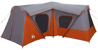 Immagine prodotto di Tenda familiare vidaXL grigia e arancione 610 x 610 x 210 cm