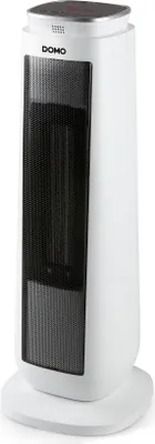 Immagine prodotto di Domo DO7347H riscaldatore elettrico per interni nero, bianco 2000 W Ventilatore a torre per uso domestico