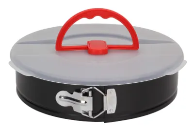 Produktbild von TARTEFORM mit Hebeboden Deckel Tortenform Backform Kohlenstoffstahl 26 cm TADAR