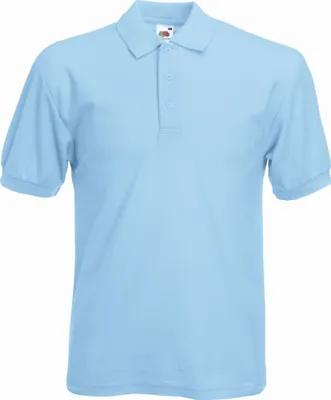Produktbild von Piqué Polo | Fruit of the Loom (FOL63402), Farbe:sky blue, Größe:L