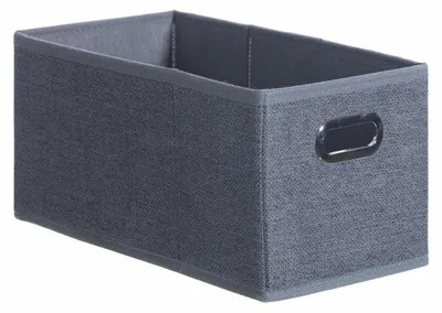 Produktbild von 5five Simply Smart Aufbewahrungskorb Mix N Modul, Pappe, PP-Kunststoff, Dunkelgrau meliert, 15 x 31 cm, 160384D