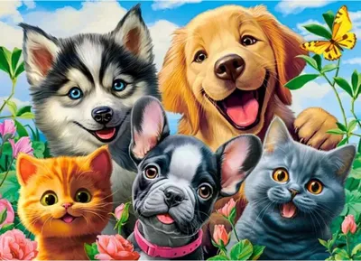 Immagine prodotto di Puzzle da 120 pezzi. Selfie degli animali