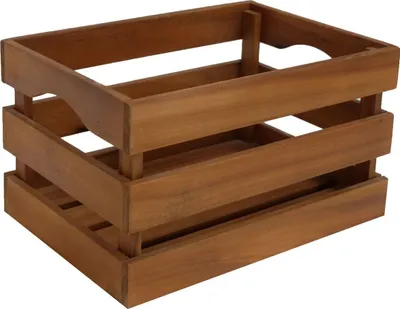 Produktbild von TrendLine Holzbox natur 39 x 29 x 21 cm (L x B )