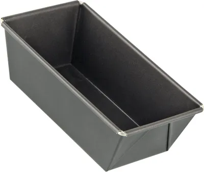 Produktbild von Dr. Oetker Kastenform 15 cm BACK-FREUDE MINI, kleine Kuchenform, eckige Backform aus Stahl mit Antihaftbeschichtung (Farbe: Schwarz)