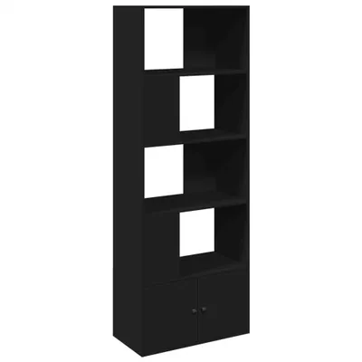 Obrázek produktu pro vidaXL Regál na knihy černý 70x36x189 cm Materiál na bázi dřeva