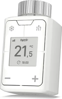 Produktbild von FRITZ!DECT 302 International, Weiß, Tasten, 0 - 50 °C, M30 x 1.5mm, 40 m, °C