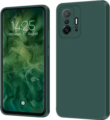 Produktbild von Hülle für Xiaomi 11T / 11T Pro Case Cover Bumper Silikon Softgrip Schutzhülle Farbe: Grün