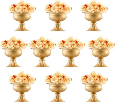 Immagine prodotto di 10x 16 cm matrimonio fiore vaso calice anfora vaso fiore stand decorazione