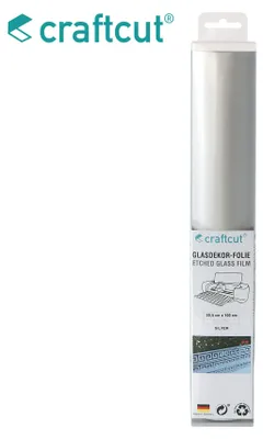 Produktbild von craftcut Glasdekorfolie silber 30,5 x 100 cm