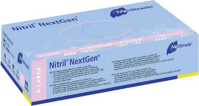 Produktbild von Meditrade Nitril Next Gen | Nitril Handschuhe | 100 Stück | Größe XL