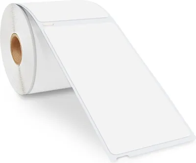 Produktbild von Dymo 99014 kompatible Etiketten - 101 mm x 54 mm - 220 Etiketten pro Rolle - S0722430 - Permanent - Weiß