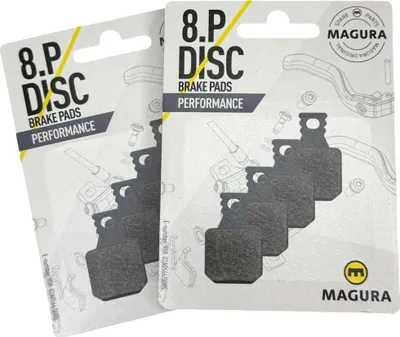 Produktbild von 2x Magura MT Original Fahrrad MTB Bremsbeläge 8.P Performance (4Kolben) Grau (2Paar)