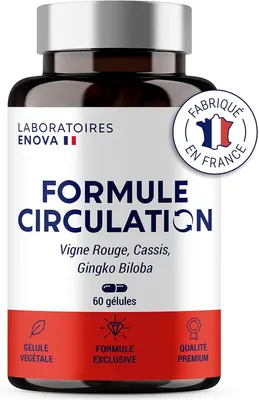 Obrázok produktu pre Výživový doplnok na zlepšenie krvného obehu Laboratoires Enova Formule Circulation, 60 kapsúl