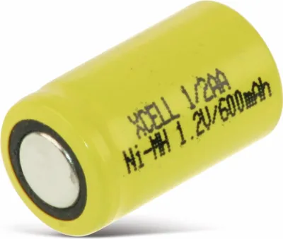 Produktbild von XCELL NiMH-Akku, Industriezelle, 1/2 AA, 25,5x14,5mm, 1,2V/600mAh