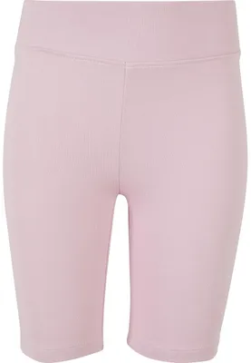 Zdjęcie produktu dla Krótkie spodenki dla dziewczynek Urban Classics, wysoki stan, idealne do jazdy na rowerze. Spodenki typu "Radlerhose" dla dziewczynek