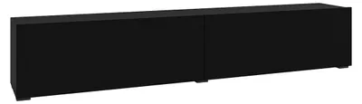 Produktbild von TV-Möbel Glora mit 2 Türen, Schwarz, 180cm