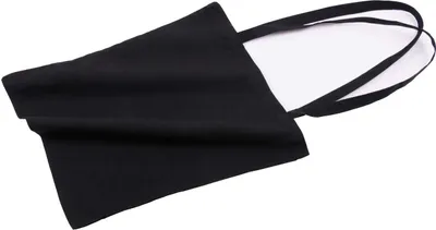 Produktbild von 20 Baumwolltragetasche schwarz 130 g  38x42 langer Henkel
