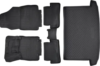 Produktbild von 3D Gummimatten Kofferraumwanne Für Renault Clio 4 Kombi 2012-2019, Gummi Fußmatten NORM