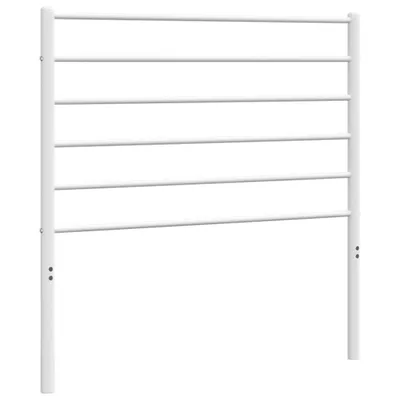 Produktbild von vidaXL Ersatz-Kopfteil Metall Weiß 80 cm