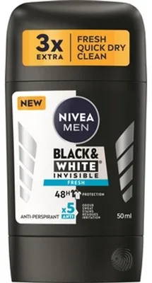 Immagine prodotto di NIVEA MEN Antitraspirante in stick Black&White Invisible Fresh 50 ml