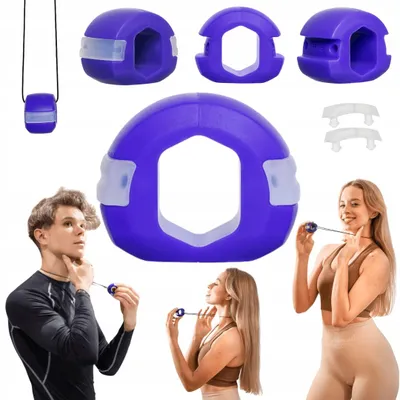 Obrázek produktu pro Posilovač čelistních svalů DrFit - Mewing, Odpor 22 kg, Tvarování obličeje