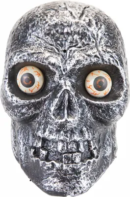 Produktbild von Unheimlicher Totenkopf mit Licht & Sound Effekt für Halloween 16cm