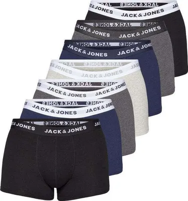 Produktbild von JACK & JONES Jack & Jones Basic Trunks Boxershorts Herren (7er-Pack) - Größe XXL