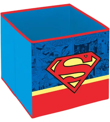 Produktbild von Aufbewahrungsbox Superman - Faltbare Spielzeugbox für Würfelregale 31x31x31 cm
