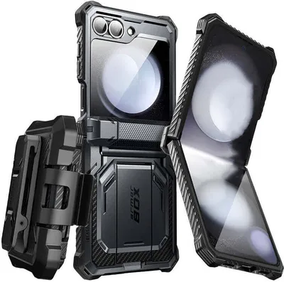 Produktbild von Supcase Armorbox Hülle für Samsung Galaxy Z Flip 6 Schwarz