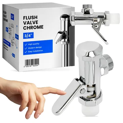 Produktbild von Toilettenspülventil mit Chromoberfläche